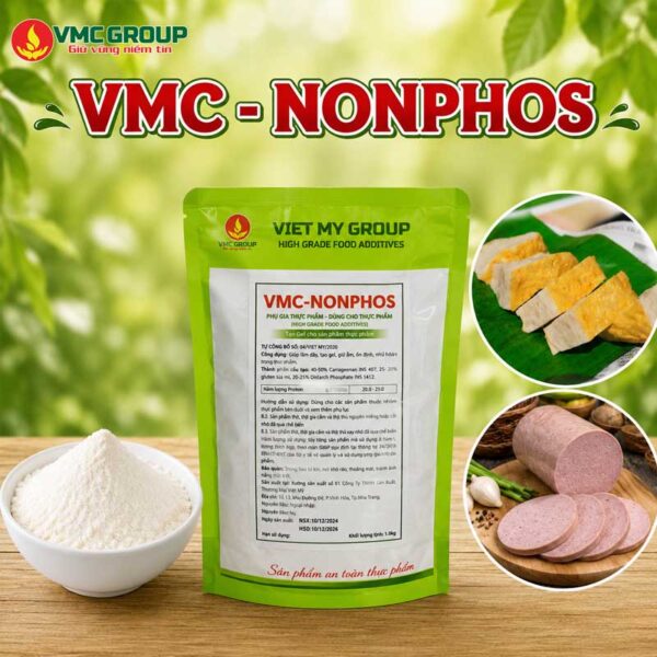 VMC NONPHOS - CHẤT TẠO DAI GIÒN CHO GIÒ CHẢ