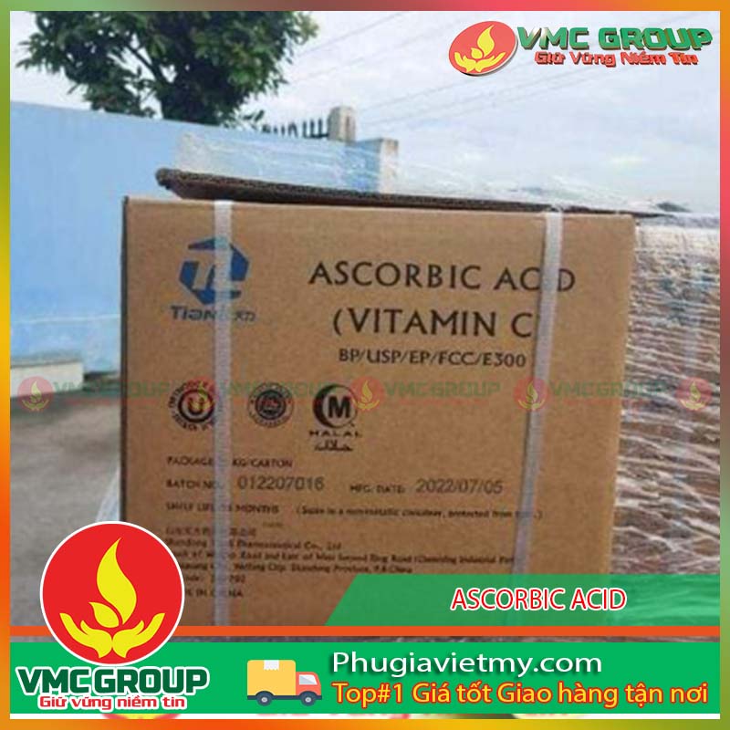 ASCORBIC ACID – VITAMIN C TRUNG QUOC THUNG 25KG ASCORBIC ACID – VITAMIN C TRUNG QUOC THUNG 25KG