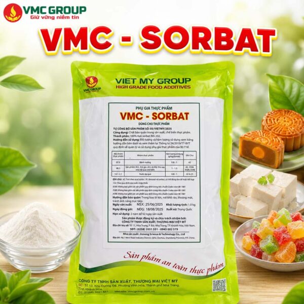 chất bảo quản thực phẩm vmc sorbat
