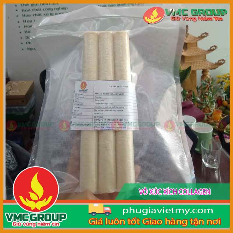 vo xuc xich collagen vo xuc xich collagen