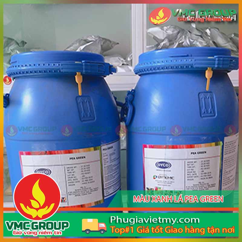 MAU XANH LA PEA GREEN THUNG 25KG AN DO