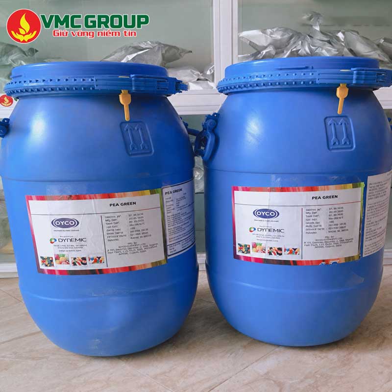mau xanh la pea green thung 25kg mau xanh la pea green thung 25kg