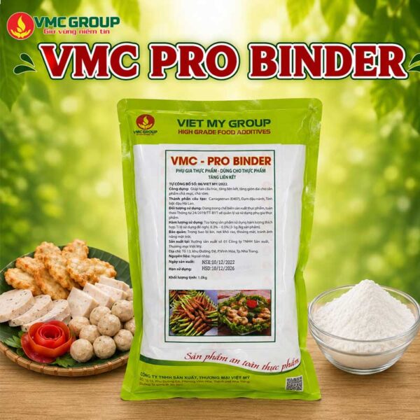 VMC – PRO BINDER GIẢM MÙI TANH, TẠO GIÒN DAI