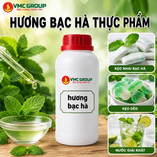 Hương bạc hà thực phẩm
