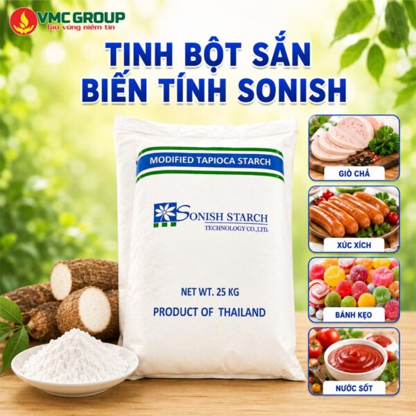Tinh bột sắn biến tính Sonish