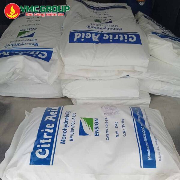Giá Acid citric thực phẩm hiện nay bao nhiêu