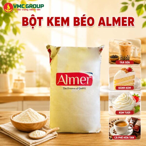 Bột kem béo Almer bao 25kg
