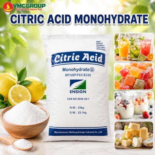 Acid citric monohydrate hàng ensign