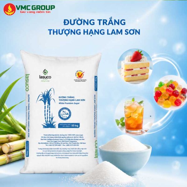 ĐƯỜNG TRẮNG THƯỢNG HẠNG LAM SƠN BAO 50KG