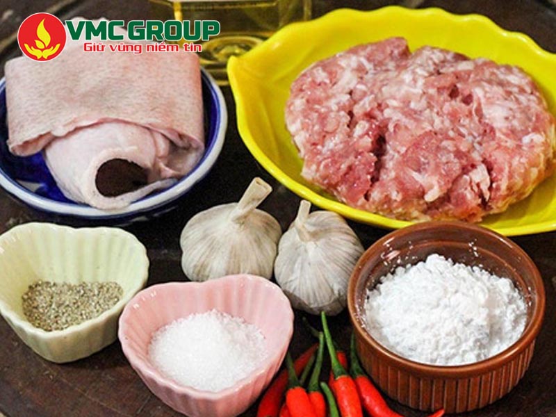 Nguyên liệu làm nem chua