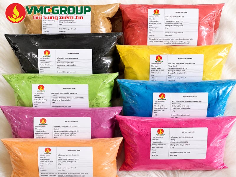 Lựa chọn màu thực phẩm an toàn tại phụ gia Việt Mỹ