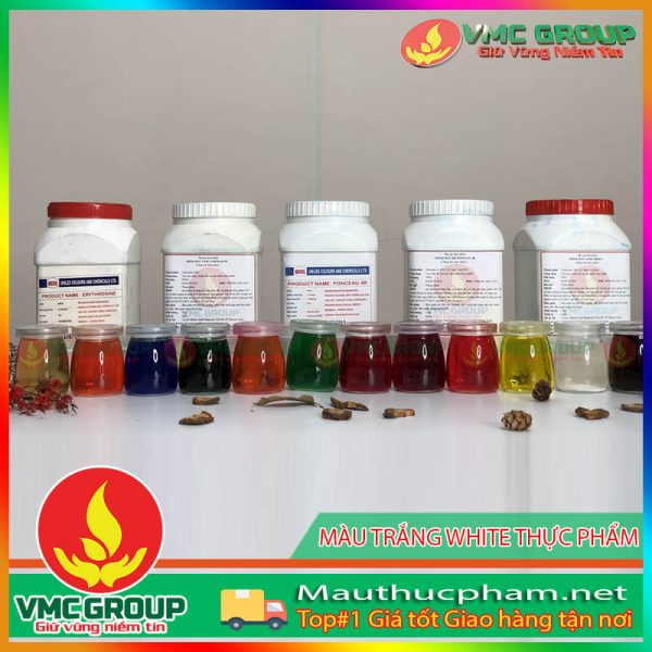 MÀU TRẮNG WHITE TAN TRONG DẦU