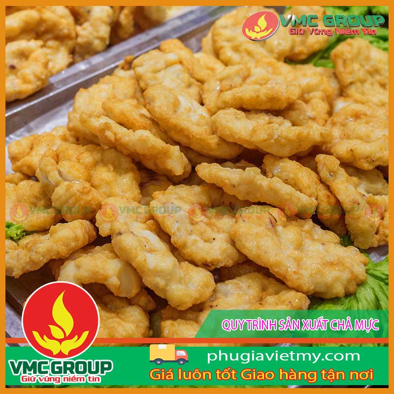 QUY TRÌNH SẢN XUẤT CHẢ MỰC