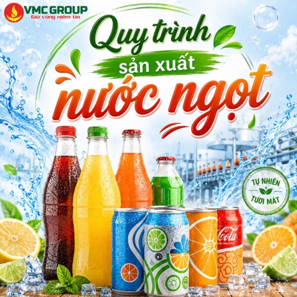 QUY TRÌNH SẢN XUẤT NƯỚC NGỌT MỚI NHẤT