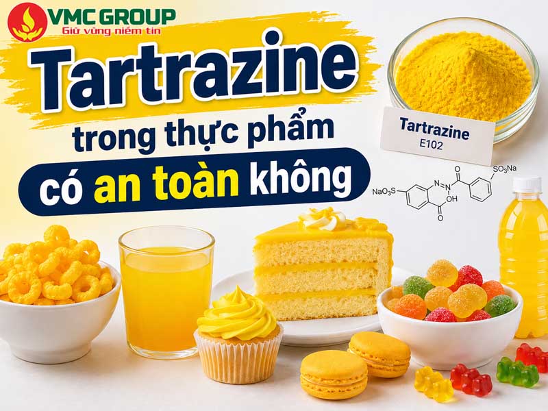 Tartrazine trong thực phẩm có an toàn không