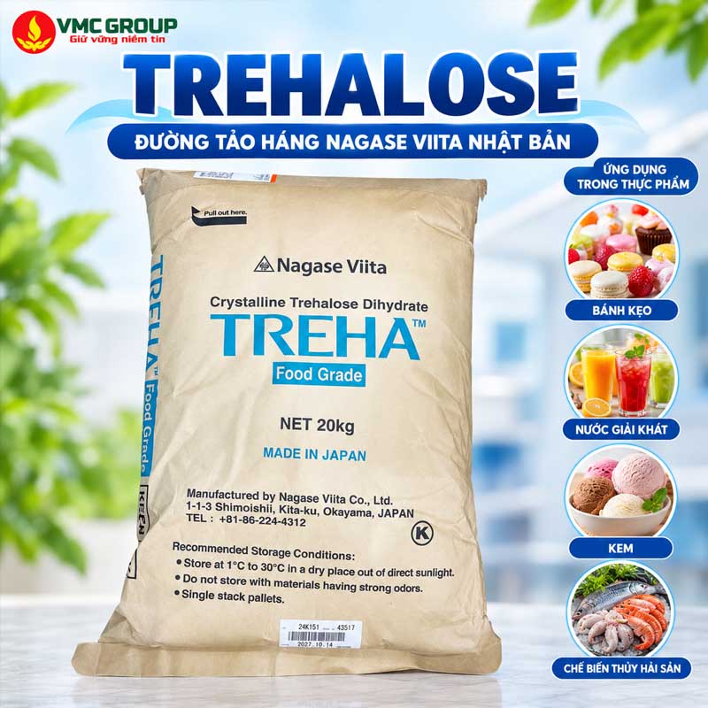 TREHALOSE – ĐƯỜNG TẢO HÀNG NAGASE VIITA NHẬT BẢN - PHỤ GIA THỰC PHẨM