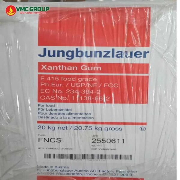 XANTHAN GUM – CHẤT LÀM ĐẶC E415 JUNGBUNZLAUER ÁO THÙNG 20KG - Ảnh 4