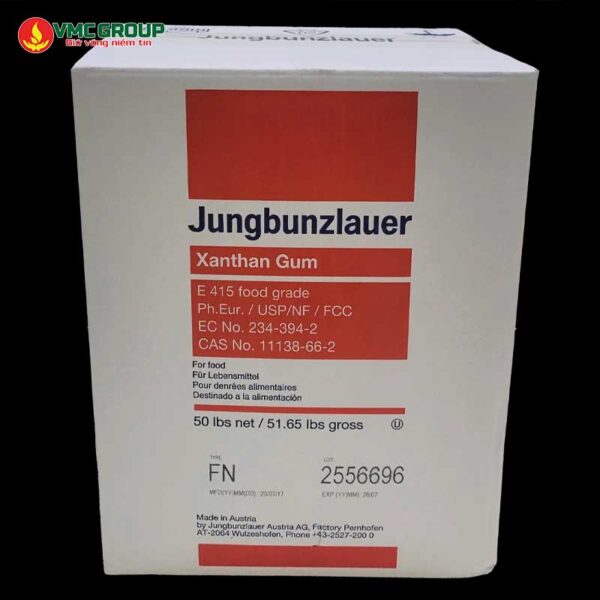 XANTHAN GUM – CHẤT LÀM ĐẶC E415 JUNGBUNZLAUER ÁO THÙNG 20KG - Ảnh 3